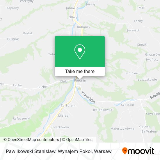 Pawlikowski Stanislaw. Wynajem Pokoi map