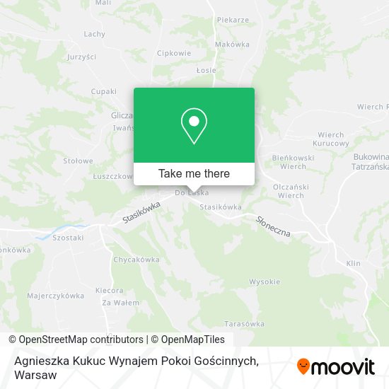 Agnieszka Kukuc Wynajem Pokoi Gościnnych map