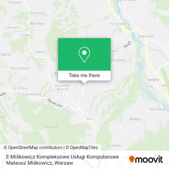 E-Miśkowicz Kompleksowe Usługi Komputerowe Mateusz Miśkowicz map