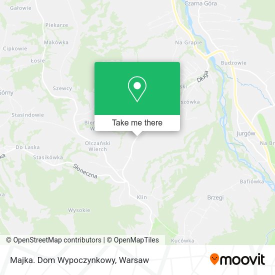 Majka. Dom Wypoczynkowy map