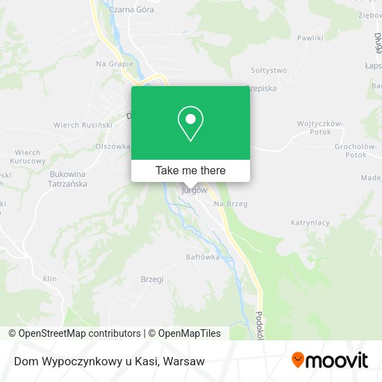 Dom Wypoczynkowy u Kasi map