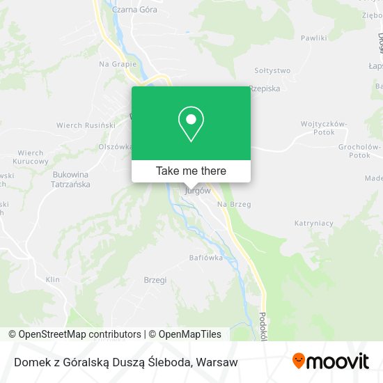 Domek z Góralską Duszą Śleboda map