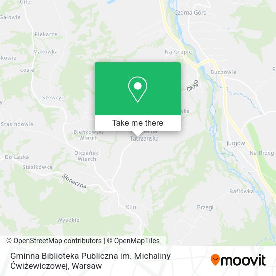 Gminna Biblioteka Publiczna im. Michaliny Ćwiżewiczowej map