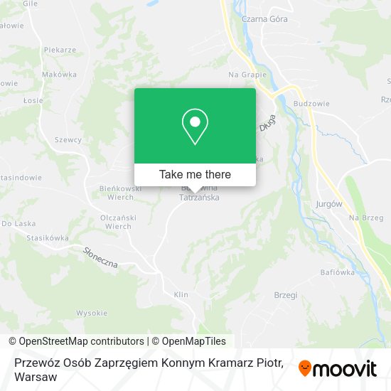 Przewóz Osób Zaprzęgiem Konnym Kramarz Piotr map