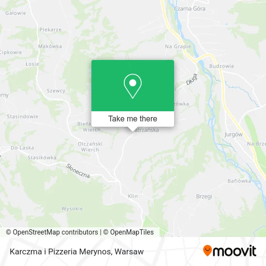Karczma i Pizzeria Merynos map