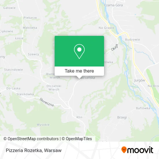 Pizzeria Rozetka map