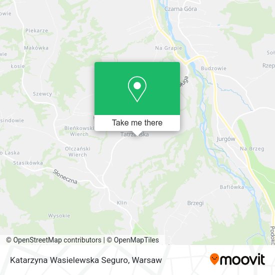 Katarzyna Wasielewska Seguro map