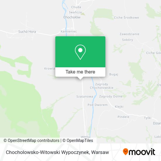 Chocholowsko-Witowski Wypoczynek map