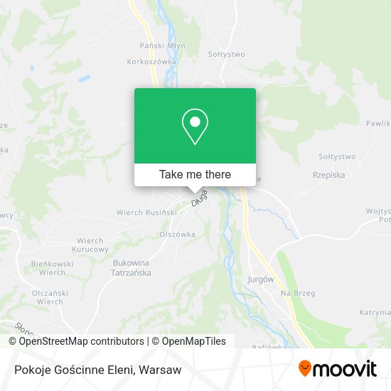 Pokoje Gościnne Eleni map