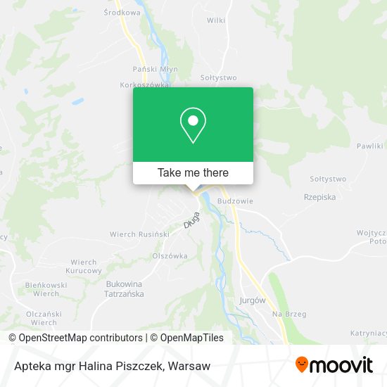 Apteka mgr Halina Piszczek map