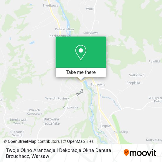 Twoje Okno Aranżacja i Dekoracja Okna Danuta Brzuchacz map