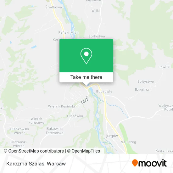 Карта Karczma Szalas