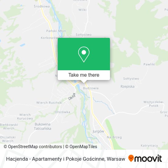 Hacjenda - Apartamenty i Pokoje Gościnne map