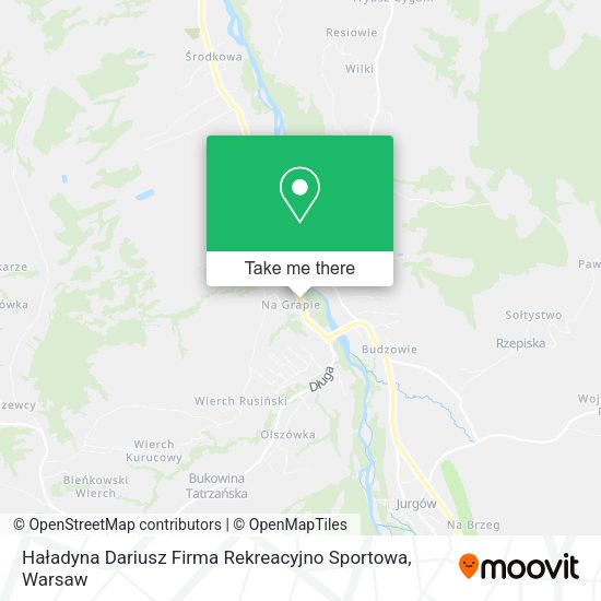 Haładyna Dariusz Firma Rekreacyjno Sportowa map