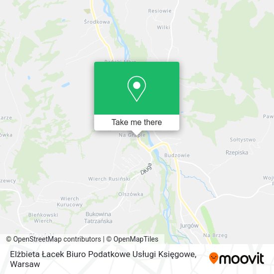 Elżbieta Łacek Biuro Podatkowe Usługi Księgowe map