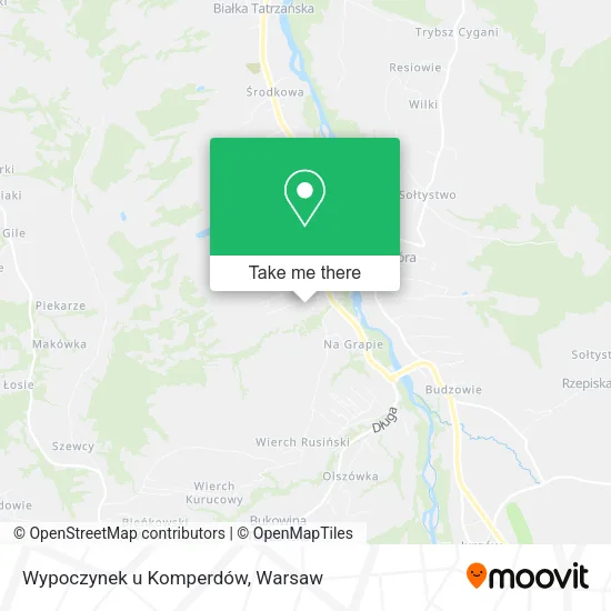 Карта Wypoczynek u Komperdów