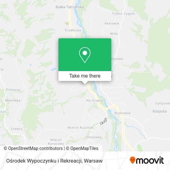 Ośrodek Wypoczynku i Rekreacji map