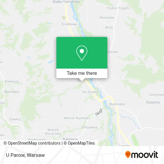 Карта U Parow