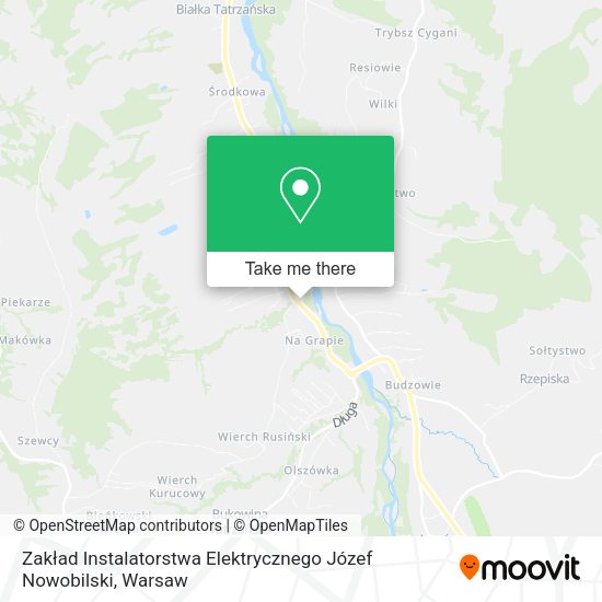 Zakład Instalatorstwa Elektrycznego Józef Nowobilski map