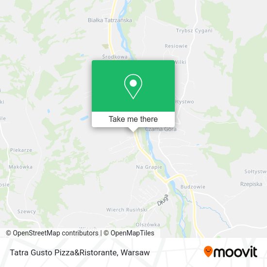 Tatra Gusto Pizza&Ristorante map