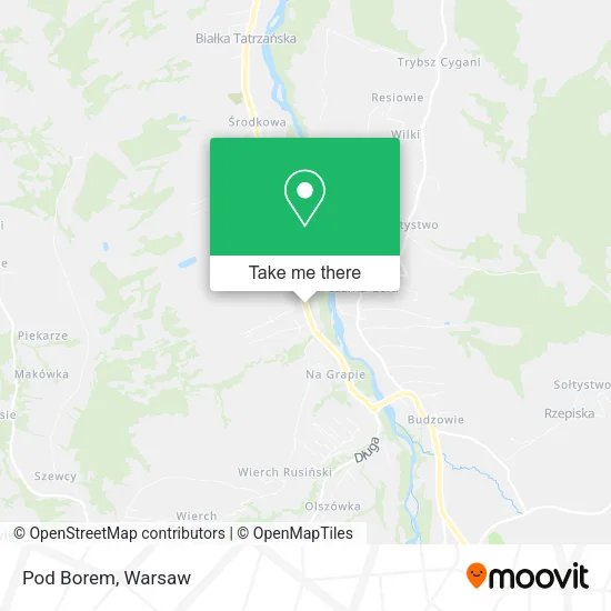 Карта Pod Borem