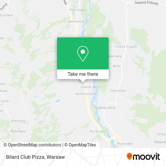 Bilard Club Pizza map