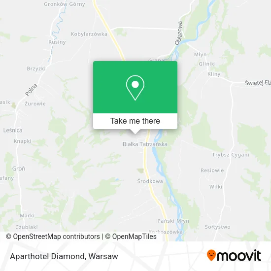 Aparthotel Diamond map