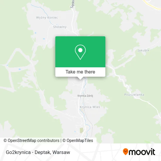 Карта Go2krynica - Deptak