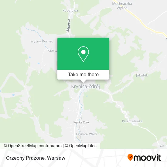 Карта Orzechy Prazone