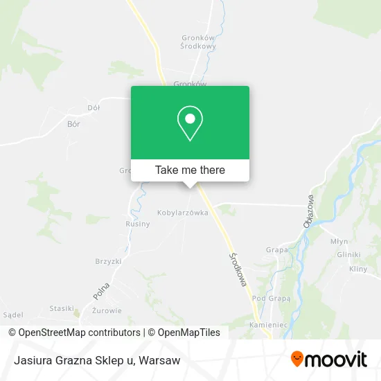 Карта Jasiura Grazna Sklep u