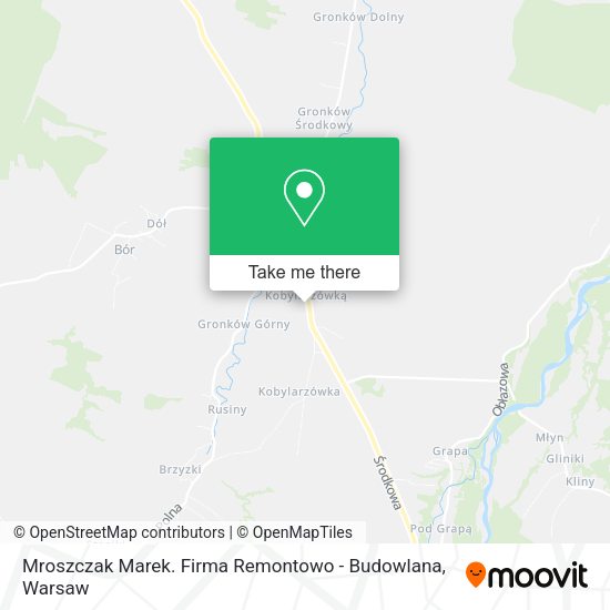 Mroszczak Marek. Firma Remontowo - Budowlana map