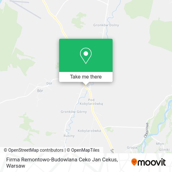 Firma Remontowo-Budowlana Ceko Jan Cekus map