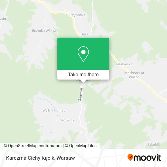 Karczma Cichy Kącik map
