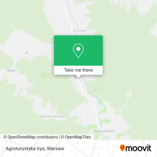Карта Agroturystyka Irys