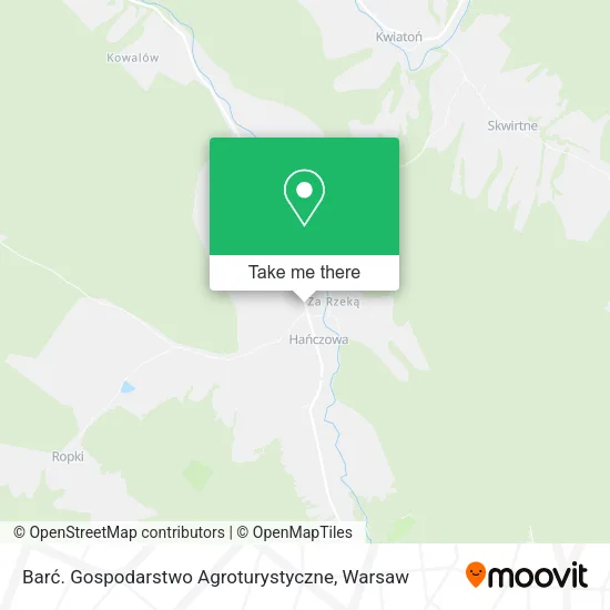 Карта Barć. Gospodarstwo Agroturystyczne