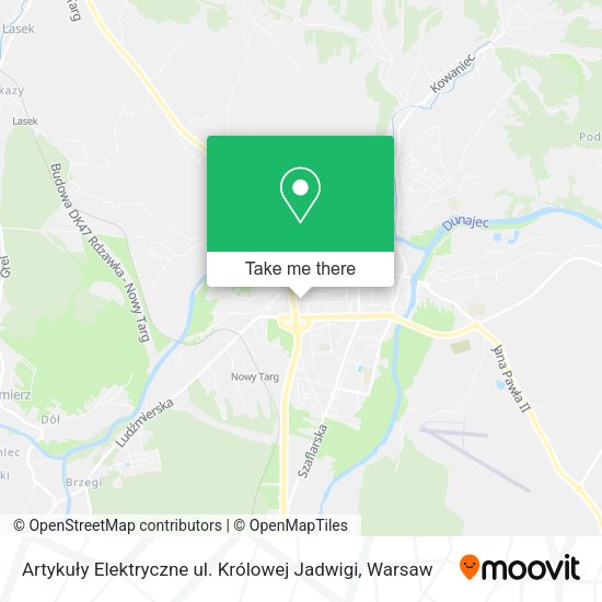 Artykuły Elektryczne ul. Królowej Jadwigi map