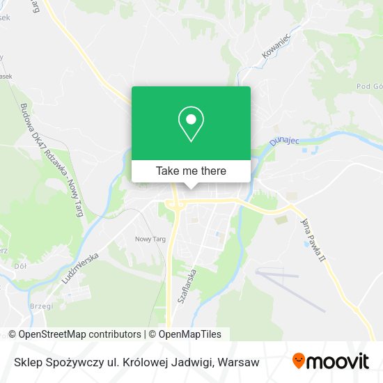 Sklep Spożywczy ul. Królowej Jadwigi map