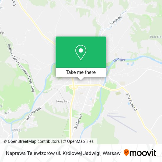 Naprawa Telewizorów ul. Królowej Jadwigi map