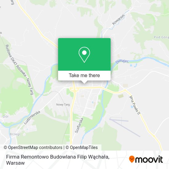 Firma Remontowo Budowlana Filip Wąchała map