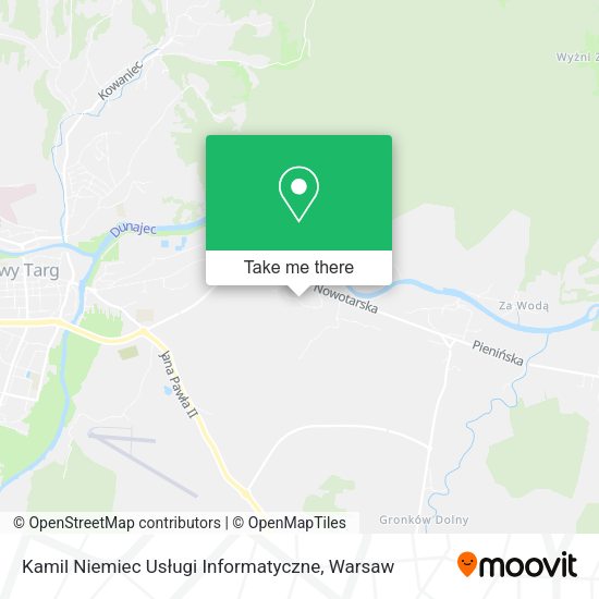 Kamil Niemiec Usługi Informatyczne map