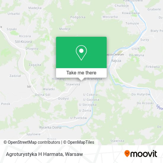 Agroturystyka H Harmata map