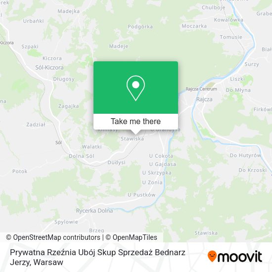 Prywatna Rzeźnia Ubój Skup Sprzedaż Bednarz Jerzy map