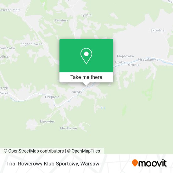 Trial Rowerowy Klub Sportowy map