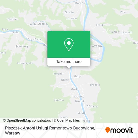 Piszczek Antoni Usługi Remontowo-Budowlane map