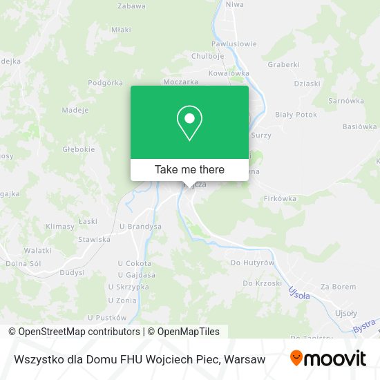 Wszystko dla Domu FHU Wojciech Piec map