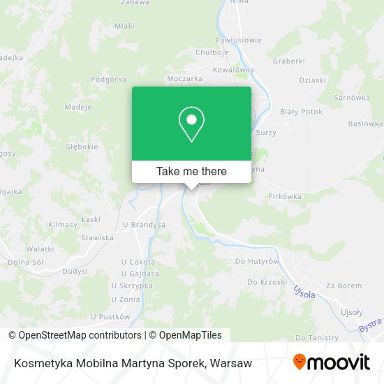 Kosmetyka Mobilna Martyna Sporek map