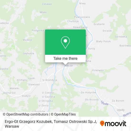 Ergo-Gt Grzegorz Kozubek, Tomasz Ostrowski Sp.J map