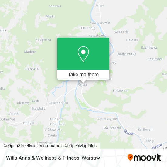 Willa Anna & Wellness & Fitness map