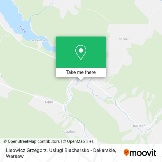 Lisowicz Grzegorz. Usługi Blacharsko - Dekarskie map