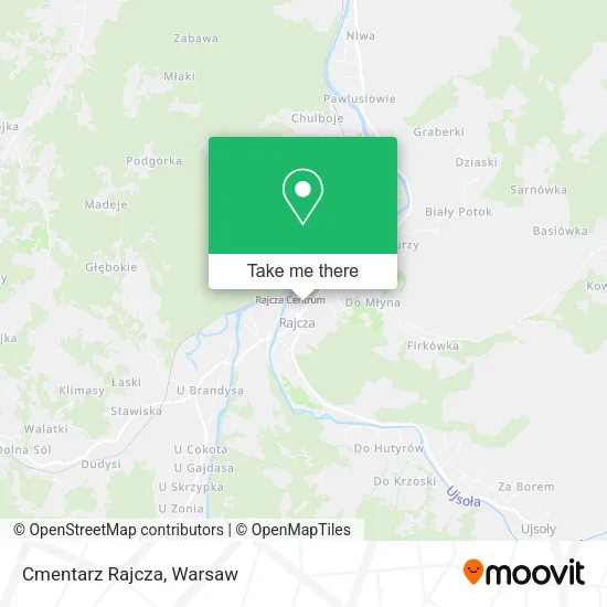 Карта Cmentarz Rajcza
